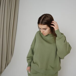 Bluza dresowa SOFIA OLIVE