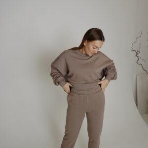 Spodnie dresowe SAKURA TAUPE