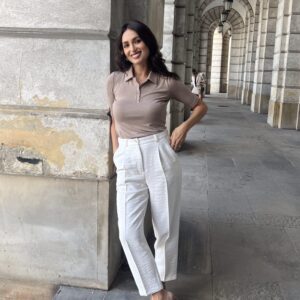 Spodnie Riva Off-white